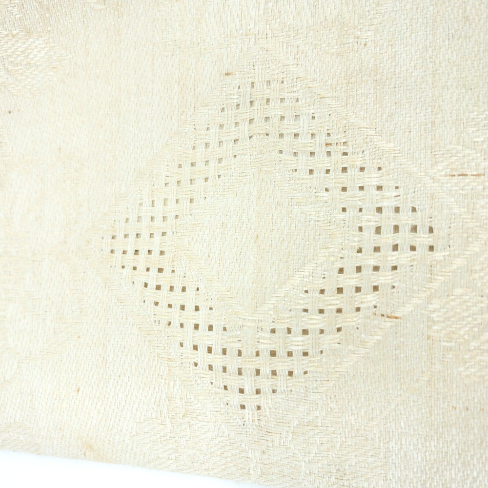Vintage Linen Napkin Set 11 Beige European 1950s Table Decor - Picture 9 of 16